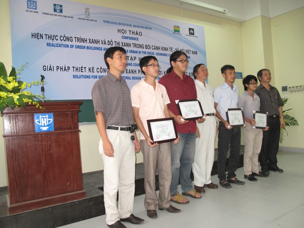 Lễ trao giải thưởng Kiến trúc Xanh của Viện Kiến trúc Nhiệt đới, Đại học Kiến trúc Hà Nội