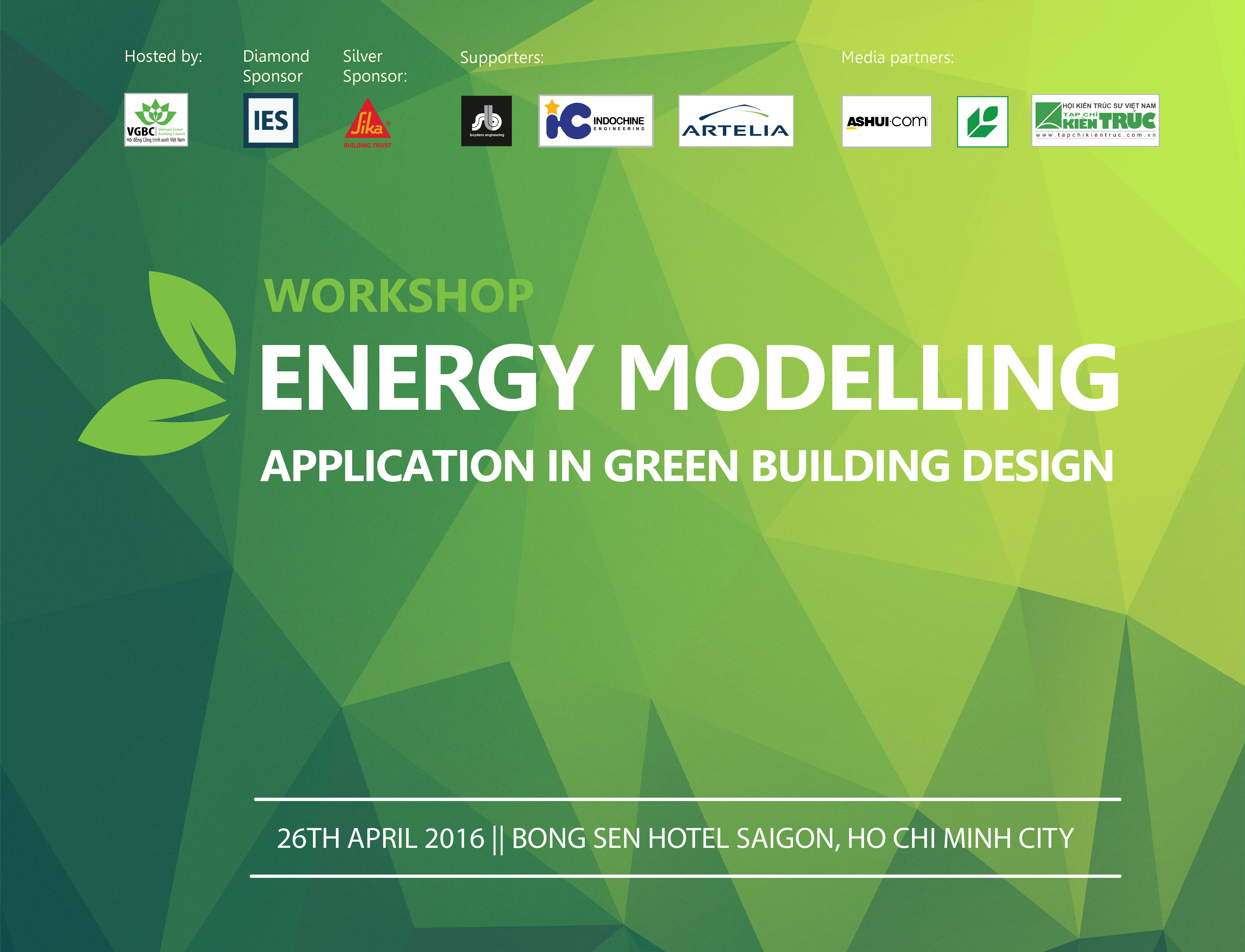 [HCMC] Hội thảo về ứng dụng mô phỏng năng lượng trong thiết kế công trình xanh