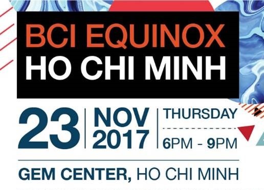 [HCMC-23/11/2017] – Sự kiện BCI Equinox