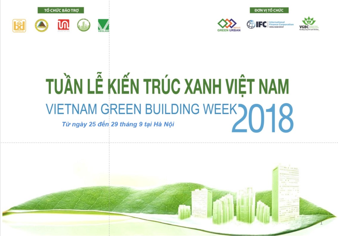 Tuần lễ Kiến trúc xanh Việt Nam 2018: Chương trình Hội thảo, Tập huấn và Cuộc thi