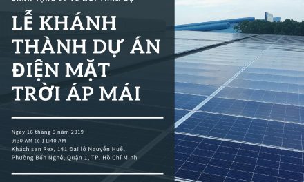 [TP Hồ Chí Minh] Lễ khánh thành Dự án điện mặt trời áp mái khu công nghiệp