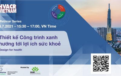 Thư mời tham dự Chuỗi webinars “Phát triển bền vững tại Việt Nam – Thực trạng và xu hướng của ngành Cơ điện lạnh và Công trình xanh”